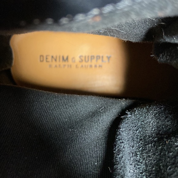 Denim & Supply Ralph Lauren Vintage Leather Moto Boots - Picture 6 of 7